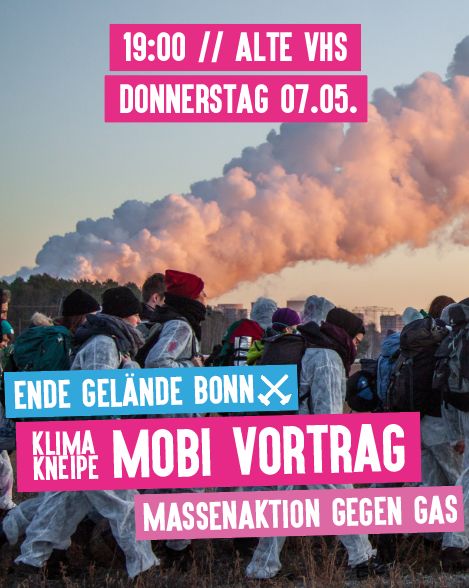 Ende Gelände Massenaktion Mobivortrag 