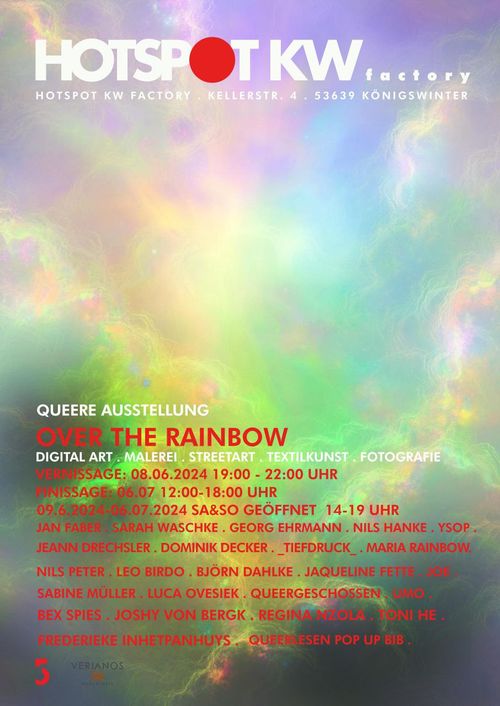 Queere Ausstellung Over the Rainbow