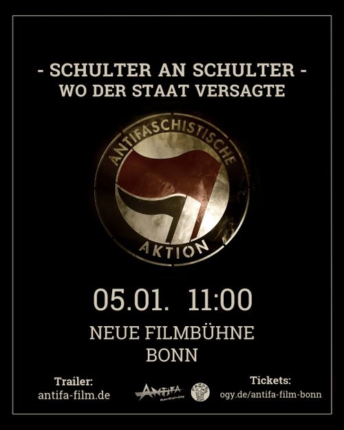 🎬 Filmvorführung: »ANTIFA – Schulter an Schulter, wo der Staat versagte«