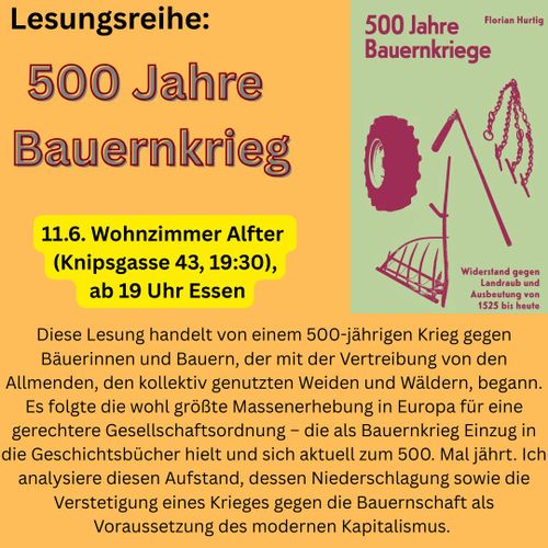 500 Jahre Bauernkrieg - Lesung