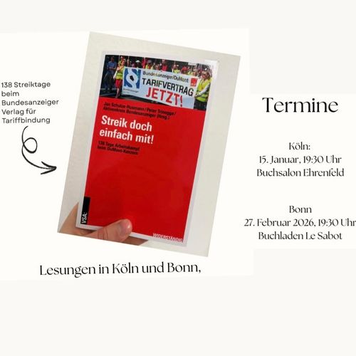 „Streik doch einfach mit“ - Buchvorstellung & Diskussion 