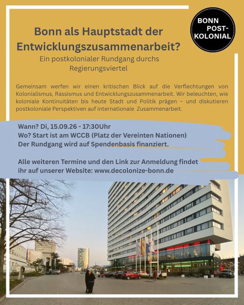 Bonn als Hauptstadt der Entwicklungszusammenarbeit?
