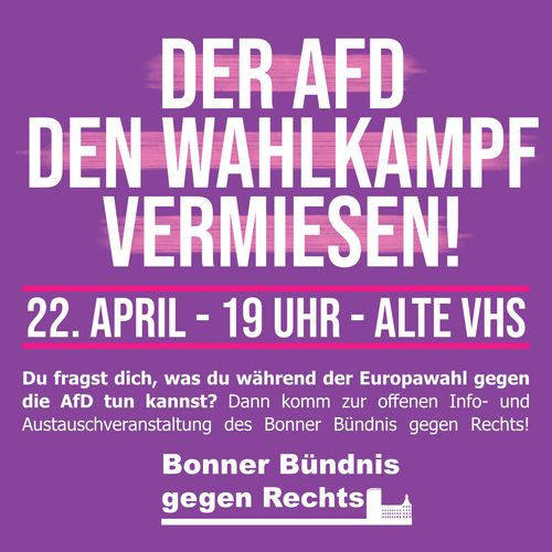 Der AfD den Wahlkampf vermiesen!