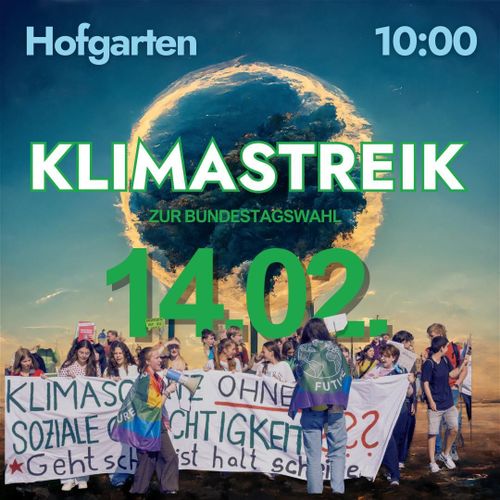 Klimastreik von Fridaysforfuture mit WirFahrenZusammen