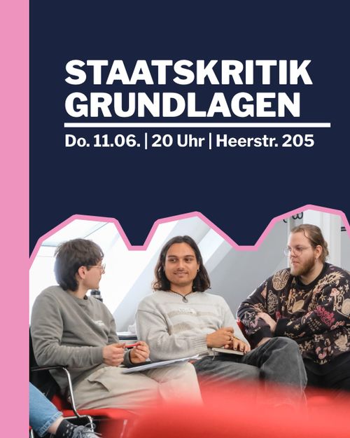 Linke Staatskritik – Grundlagenworkshop 🔎  (Junge Linke Bonn)
