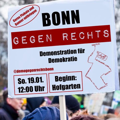 Demo gegen Rechts in Bonn