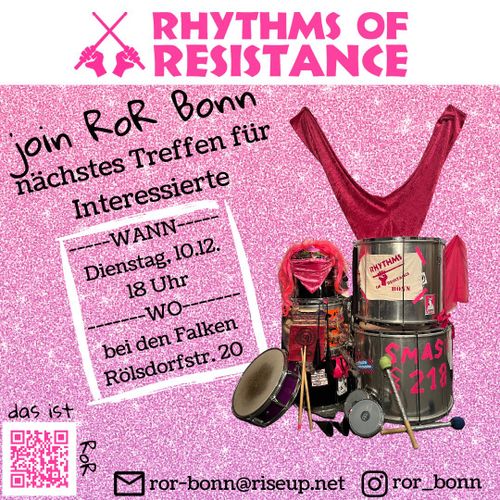 Rhythms of Resistance - Offenes Treffen für Interessierte - keine Vorerfahrung notwendig