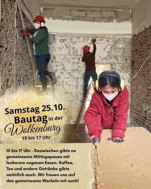 Bautag in der Wolkenburg am 25.10