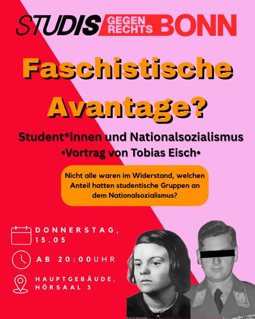 Faschistische Avantgarde? Student*Innen und Nationsalsozialismus - Vortrag mit Tobias Eisch