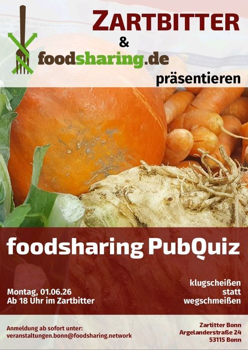 foodsharing PubQuiz im Zartbitter - klugscheißen statt wegschmeißen