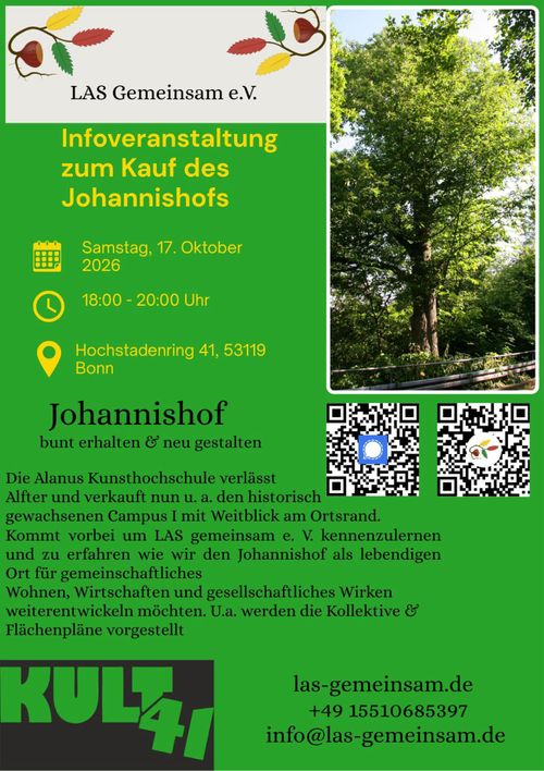 Infoveranstaltung zum Kauf des Johannishofs (LAS Gemeinsam e.V.)