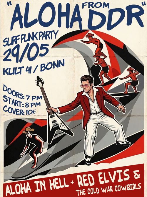Red Elvis & The Cold War Cowgirls und Aloha in Hell