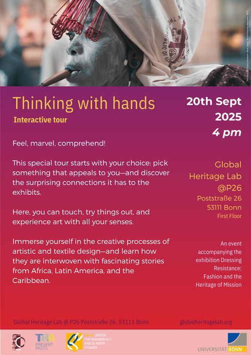 "Thinking with hands" – Interactive guided tour through the exhibition "Dressing Resistance"