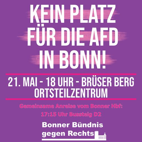 Kein Platz für die AfD in Bonn