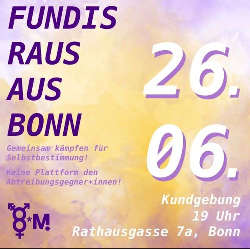 Fundis raus aus Bonn! 💜 ✊🏼 