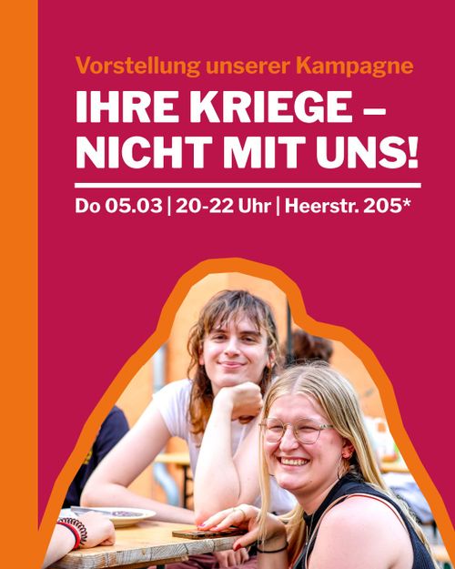 Ihre Kriege — Nicht mit uns! (Kampagnenvorstellung)