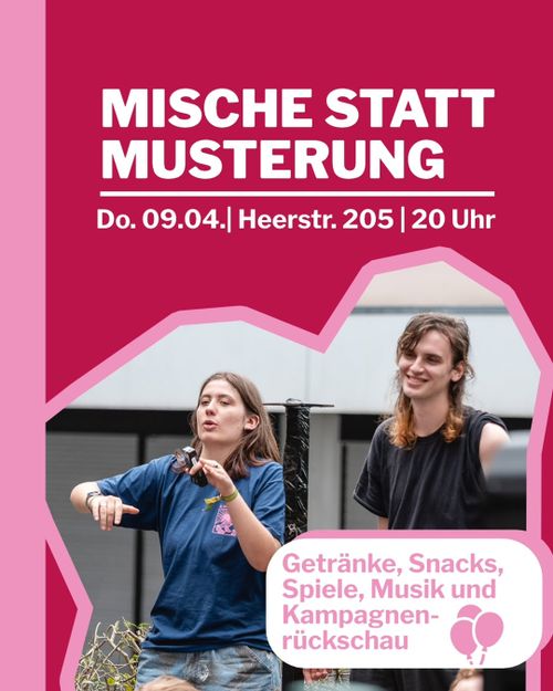 Mische statt Musterung (Junge Linke Bonn)