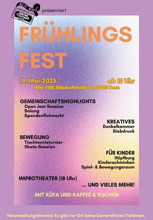 Alte VHS Frühlingsfest