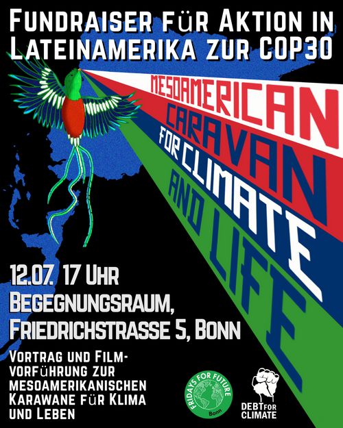 Fundraising für die Mesoamerikanische Karawane für Klima und Leben