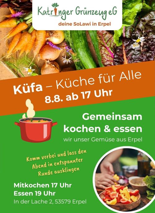 SoLaWi-KüfA: Küche für Alle vom Katringer Grünzeug