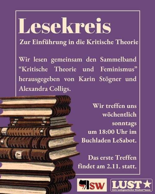 Lesekreis "Kritische Theorie und Feminismus"