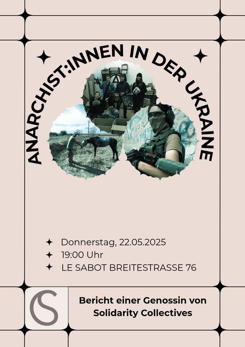 Anarchist:innen in der Ukraine. Bericht einer Genossin von Solidarity Collectives