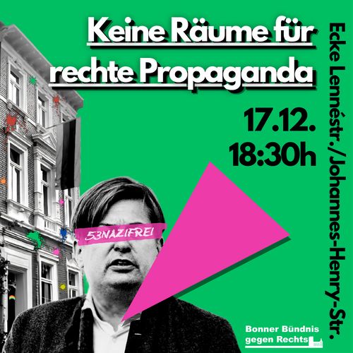  Kundgebung: Keine Räume für rechte Propaganda