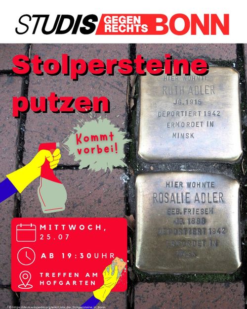 Stolpersteine Putzen