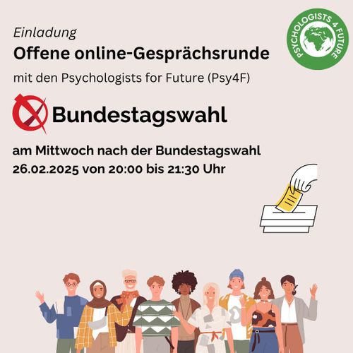 Offene Online-Gesprächsrunde zur Bundestagswahl