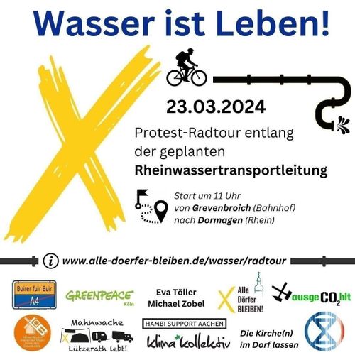 Protest Fahrradtour