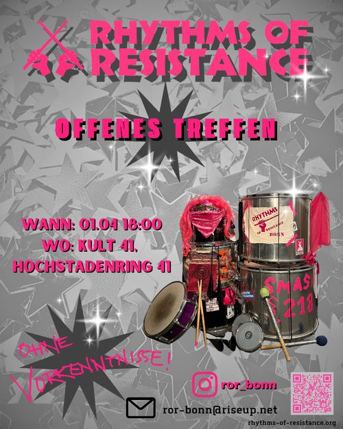 Offene Probe - Rhythms of Resistance - Aktionstrommel Gruppe 