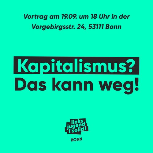 Kapitalismus? Das kann weg!