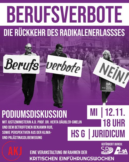 Berufsverbote - Die Rückkehr des Radikalenerlasses
