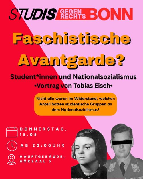 Faschistische Avantgarde? Student*Innen und Nationsalsozialismus - Vortrag mit Tobias Eisch