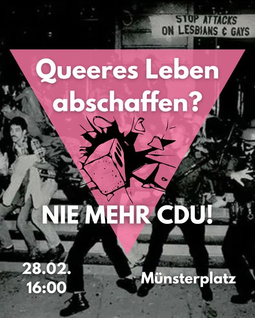 Queeres Leben abschaffen? Nie mehr CDU!