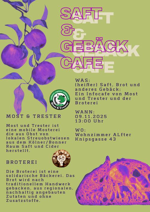 Saft & Gebäck Infocafe