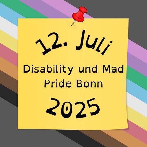 Disability und Mad Pride Kundgebung 